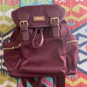 Burgundy Calvin Klein Back Pack Purse
